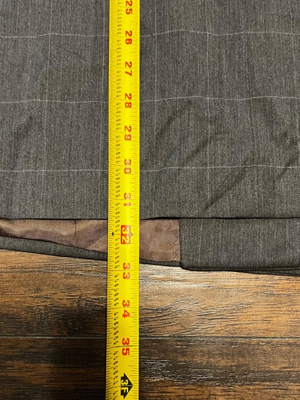 Vintage Burberry Single Breasted Suit Jacket Men 42L Wool Brown Check Made USA